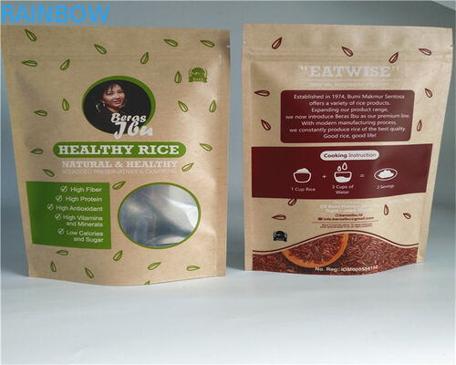 150 Micron Thickness Paper Food Bags Strong Freeze Resistance For Bread Packaging