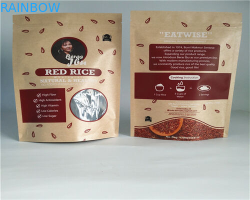 150 Micron Thickness Paper Food Bags Strong Freeze Resistance For Bread Packaging