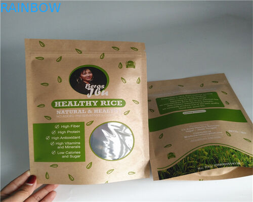 150 Micron Thickness Paper Food Bags Strong Freeze Resistance For Bread Packaging