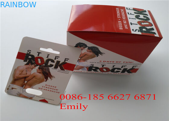 Rhino 69 Blister Card Packaging 9 x 12cm With Glossy Surface Finishing