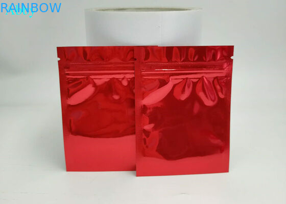 Flat Shape Plastic Pouches Packaging Food Safe Grade With Tear Notches