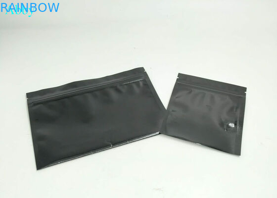 Flat Shape Plastic Pouches Packaging Food Safe Grade With Tear Notches