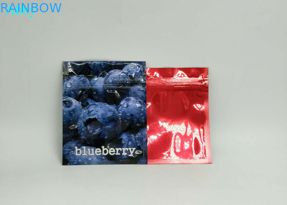 Round Hole Plastic Pouches Packaging For Natural Sexul Enhancement Capsules