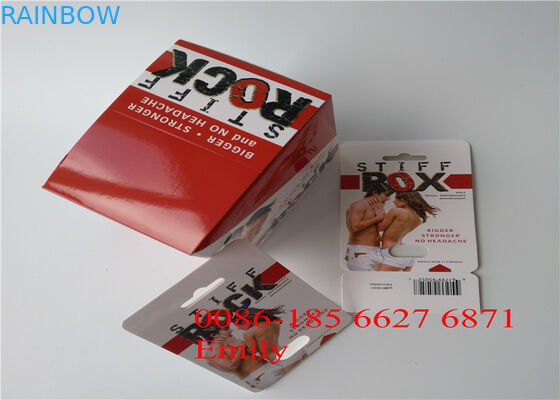 OEM Blister Card Packaging For Enhancing Max Man Capsules Packaging