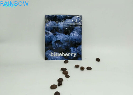 Thress Side Seal Foil Pouch Packaging , Zip Lock Foil Packaging Bags For Seed Flower Leave