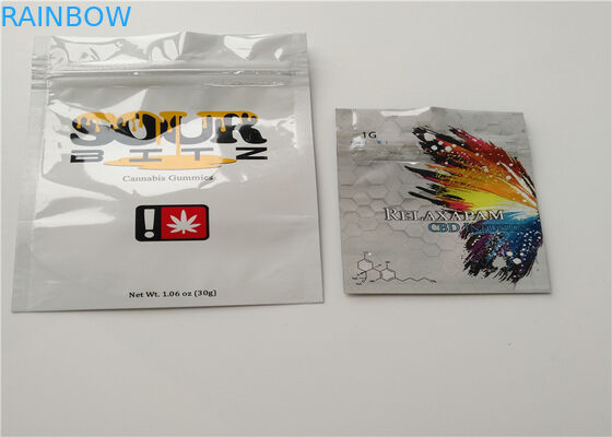 Aluminum Foil Herbal Incense Packaging Matte OPP Material With Transparent Color