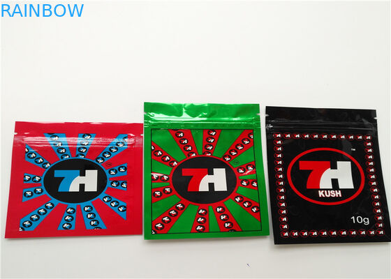 Aluminum Foil Herbal Incense Packaging Matte OPP Material With Transparent Color