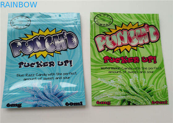Aluminum Foil Herbal Incense Packaging Matte OPP Material With Transparent Color