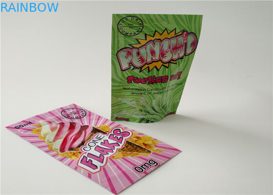 Aluminum Foil Herbal Incense Packaging Matte OPP Material With Transparent Color
