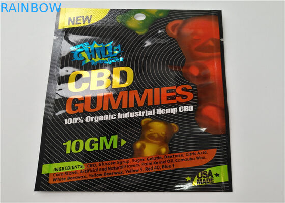 Small Size Herbal Incense Packaging Custom Logo Printed  With Aluminum Layer Laminated