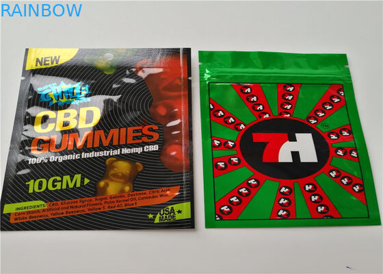 Small Size Herbal Incense Packaging Custom Logo Printed  With Aluminum Layer Laminated