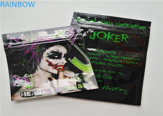 Small Size Herbal Incense Packaging Custom Logo Printed  With Aluminum Layer Laminated