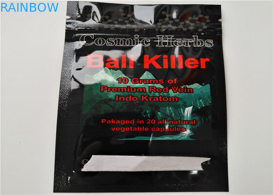 Small Size Herbal Incense Packaging Custom Logo Printed  With Aluminum Layer Laminated