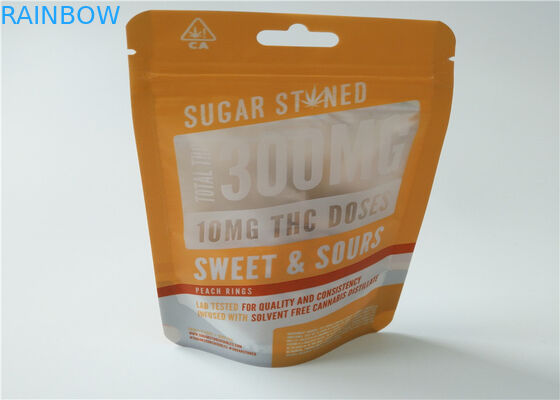 Small Size Herbal Incense Packaging Custom Logo Printed  With Aluminum Layer Laminated