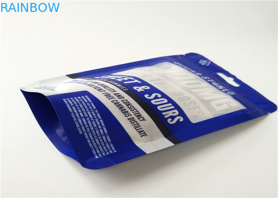 Small Size Herbal Incense Packaging Custom Logo Printed  With Aluminum Layer Laminated