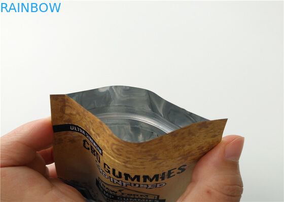 Small Size Herbal Incense Packaging Custom Logo Printed  With Aluminum Layer Laminated