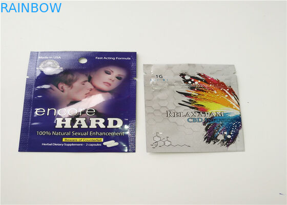 Buttom Closure Herbal Incense Packaging Gravure Printing With Airtight Zipper Seal