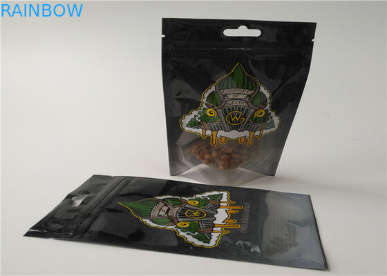 THC Resealable Herbal Incense Packaging , Plastic Zipper Bags For Pill Packaging