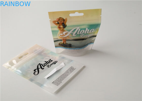 THC Resealable Herbal Incense Packaging , Plastic Zipper Bags For Pill Packaging