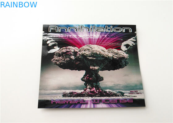 THC Resealable Herbal Incense Packaging , Plastic Zipper Bags For Pill Packaging