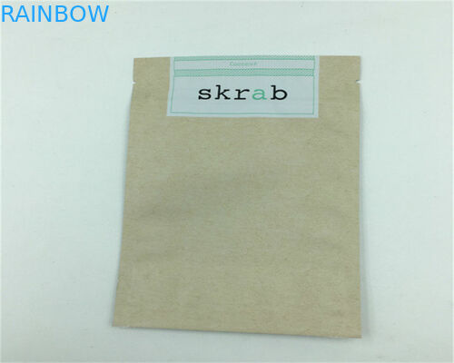 Resealable Zipper Paper Food Bags High Strength Full Color Printing For Dried Fruit Nut