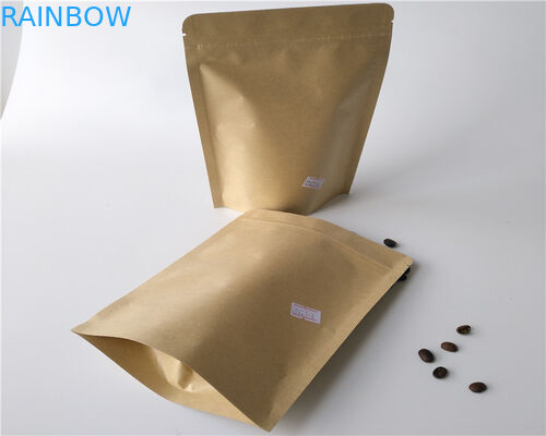 Resealable Zipper Paper Food Bags High Strength Full Color Printing For Dried Fruit Nut
