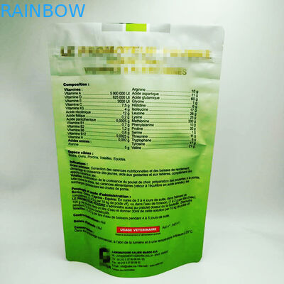 Printing Color Stand Up Pouches For Chicken / Duck / Cow Food Packaging