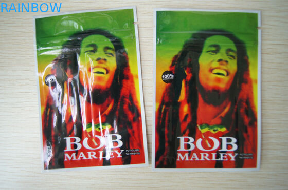 Amber Leaf Herbal Incense Packaging , Security Three Side Seal Pouch 4g