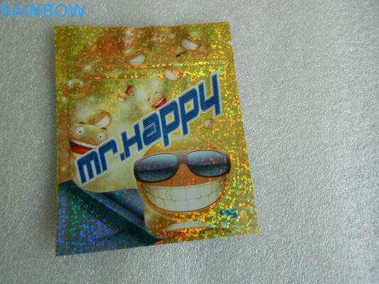 Food Grade Plastic Zipper Bags 8 Colors For CBD Product 46 * 33 * 30cm