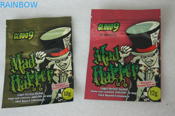 OEM Logo Herbal Incense Packaging With Hot Stamping Surface Handling