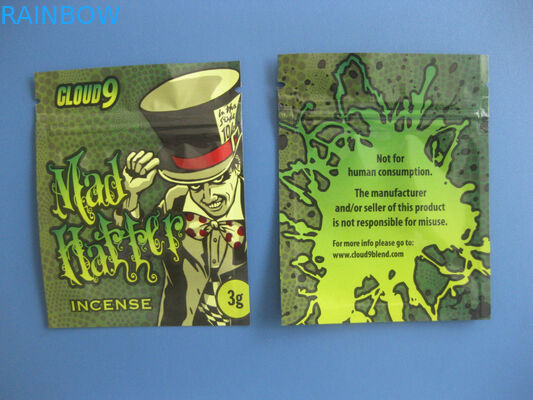 OEM Logo Herbal Incense Packaging With Hot Stamping Surface Handling