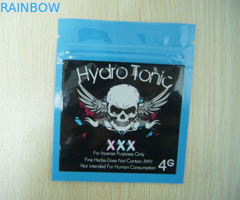 High Barrier Herbal Incense Packaging , PE Material Plastic Zipper Bags