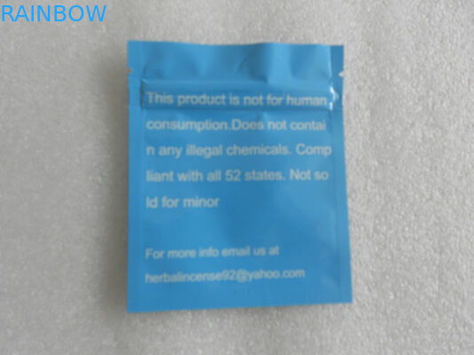 High Barrier Herbal Incense Packaging , PE Material Plastic Zipper Bags
