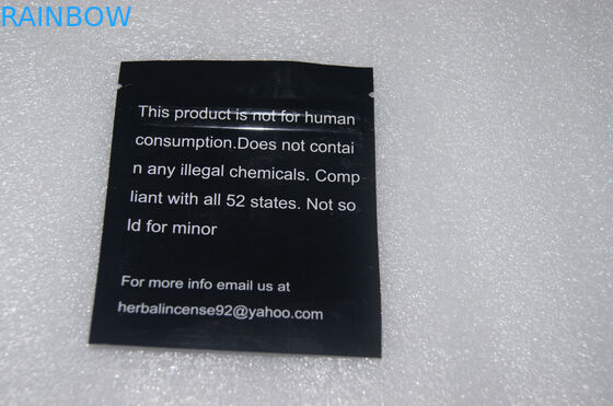 High Barrier Herbal Incense Packaging , PE Material Plastic Zipper Bags