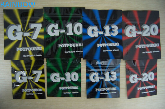 Self Adhesive Herbal Incense Packaging Environmentally Friendly For CBD Capsules