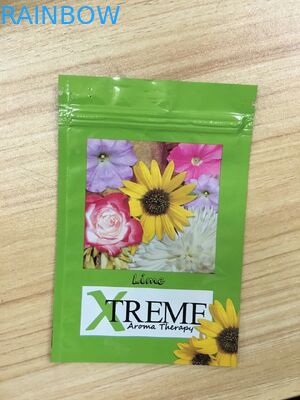 CBD Flower Herbal Incense Packaging , Medical Aluminum Foil Bags With Eight Colors