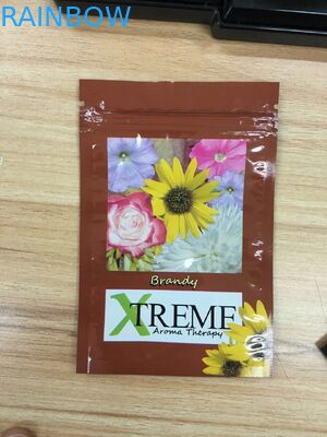 CBD Flower Herbal Incense Packaging , Medical Aluminum Foil Bags With Eight Colors