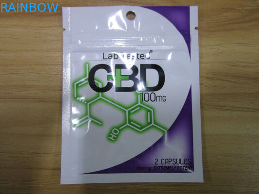 Clear Front Herbal Incense Packaging Recyclable Custom Logo For Tobacco Leave
