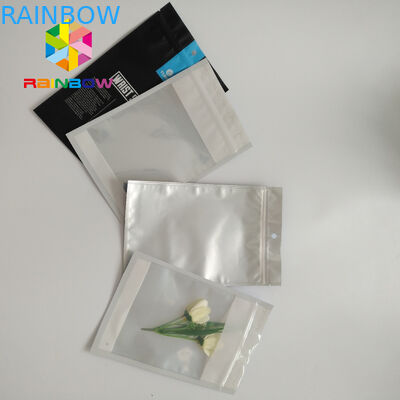 Clear Window Stand Up Pouch Bags For Food / Candy / Coffee 10000 MOQ