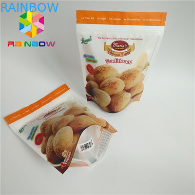 Food Grade Plastic Pouches Packaging , Matt Stand Up Pouch Bags For Snack
