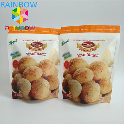 Food Grade Plastic Pouches Packaging , Matt Stand Up Pouch Bags For Snack