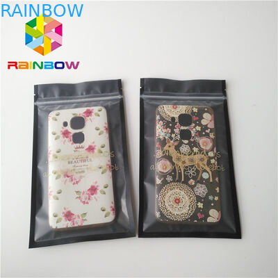 Customized Plastic Pouches Packaging 1.6 x 8cm For Mobile Cable 3 sides sealed bag for snack fruit noni bag