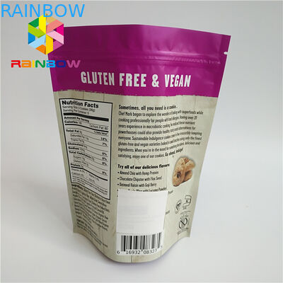 Full Color Printing Plastic Pouches Packaging  Customized Color For Dried Foods