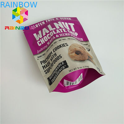 Full Color Printing Plastic Pouches Packaging  Customized Color For Dried Foods