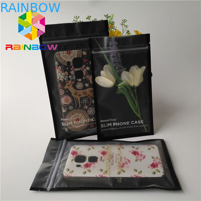 Noni Mobile Cable Plastic Pouches Packaging Non Leakage With Top Zip Locker