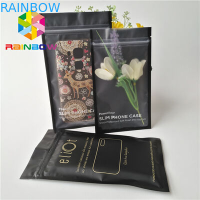 Noni Mobile Cable Plastic Pouches Packaging Non Leakage With Top Zip Locker