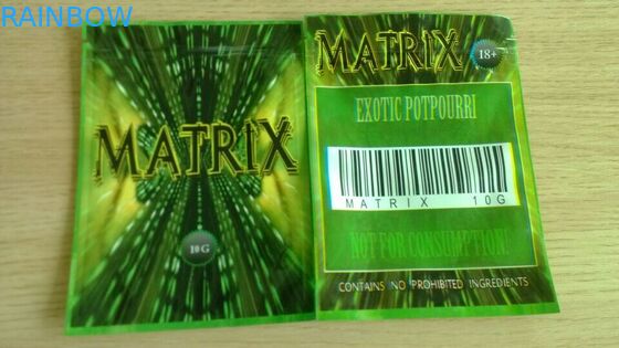 Ravure Printing Three Side Seal Pouch Mylar Foil Material With Ipper Top Handle