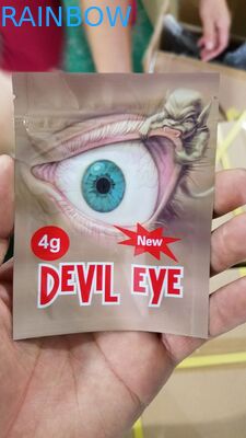 Ravure Printing Three Side Seal Pouch Mylar Foil Material With Ipper Top Handle