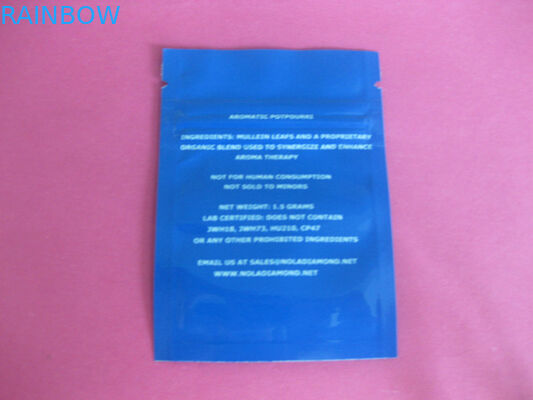 Packet Sachet Plastic Zipper Bags With Food Grade Material With CMYK Color