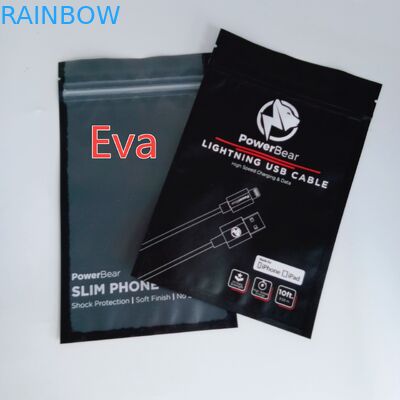 Hanging Hole Plastic Sealed Bags For USB Wall Car Chargers Packaging